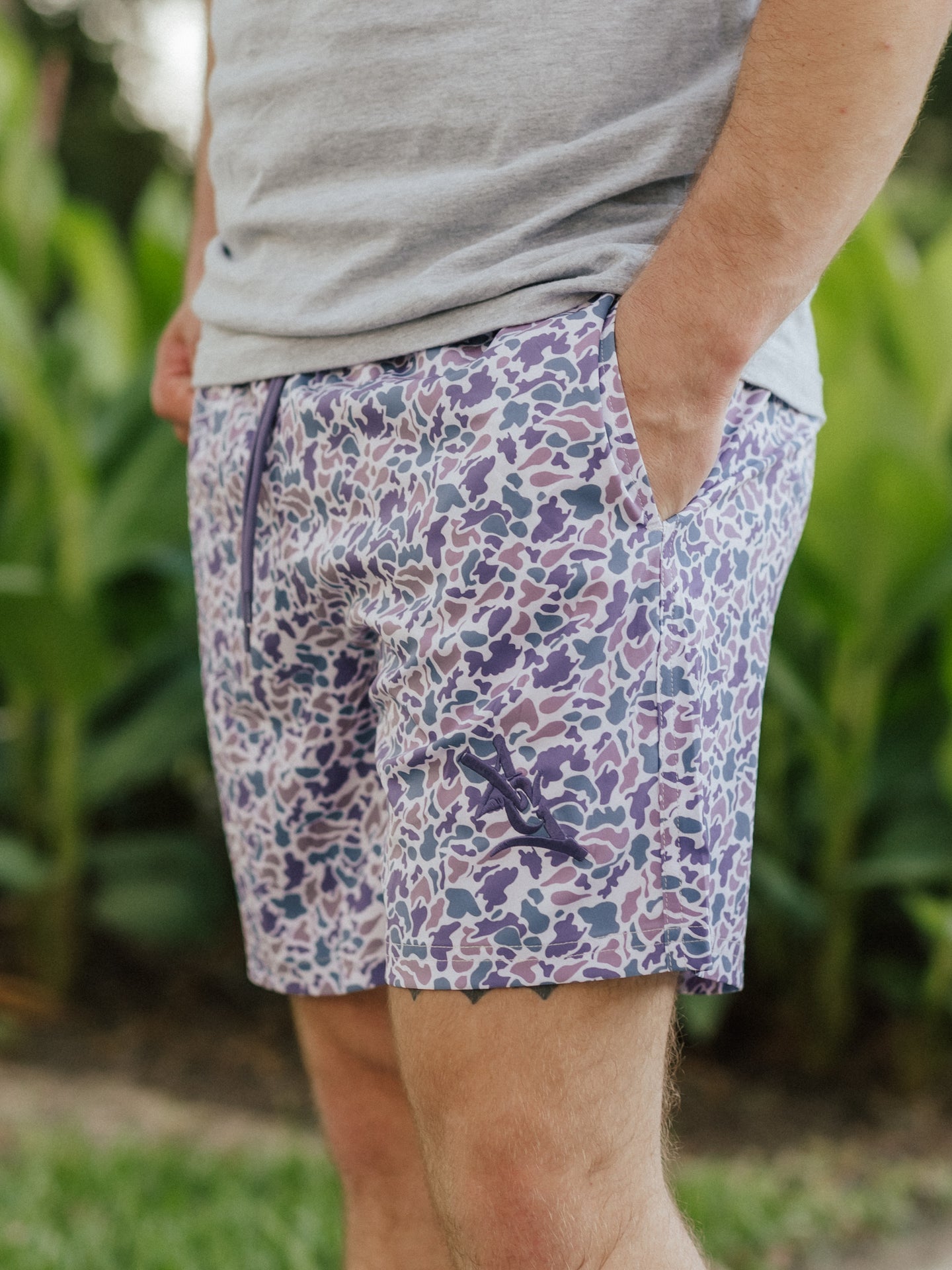 Vintage Camo AG Nylon Shorts
