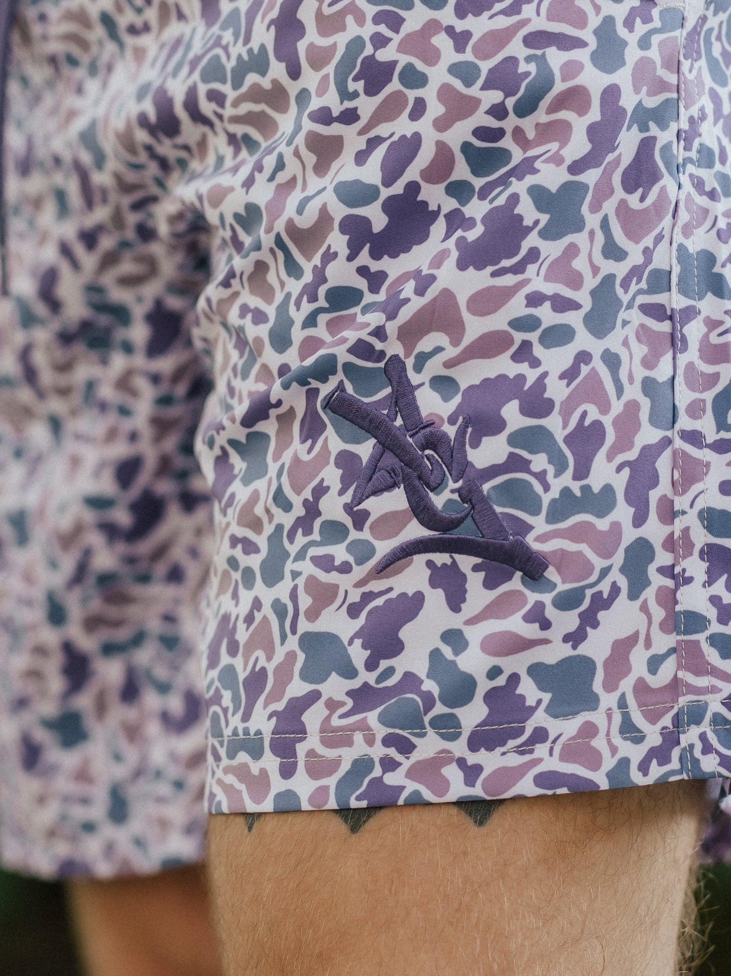 Vintage Camo AG Nylon Shorts