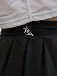 AG Pleated Active Skort | Black image 2