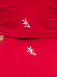 AG V-Neck Padded Active Top | Watermelon image 3