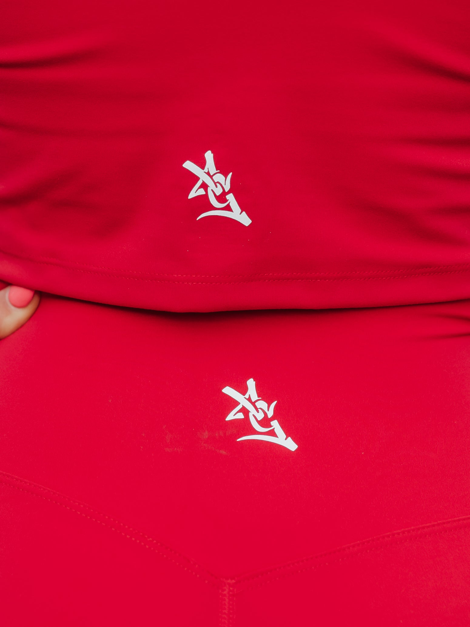 AG V-Neck Padded Active Top | Watermelon image 3