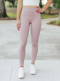 AG High-Rise 28" Active Leggings | Mauve image 2